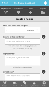 Create your own Recipe Book
